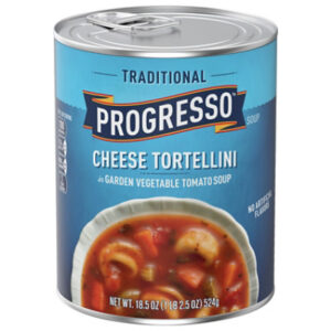 PROGRESSO Traditional Soup Cheese Tortellini Can - 18.5 Oz