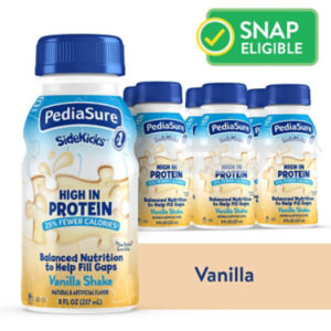 PediaSure SideKicks High Protein Nutrition Shake Ready To Drink Vanilla - 6-8 Fl. Oz.