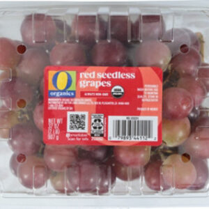 O Organics Red Seedless Grapes - 2 Lb