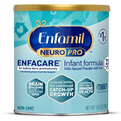 Enfamil NeuroPro EnfaCare Infant Formula Milk Based With Iron Powder Can - 12.8 Oz