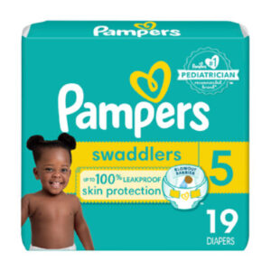 Pampers Swaddlers Active Size 5 Baby Diaper - 19 Count