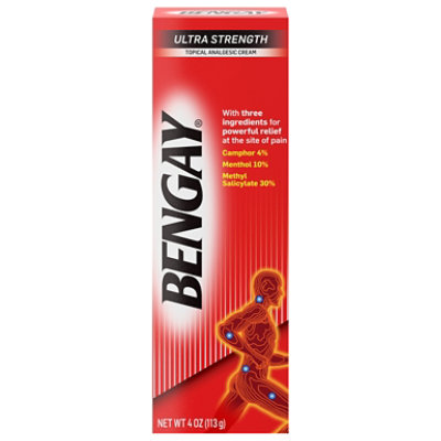 BENGAY Ultra Strength Cream - 4 Oz