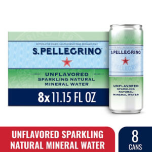 S. PELLEGRINO Sparkling Natural Mineral Water - 8-11.15 Fl. Oz.