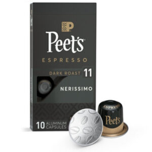 Peet's Coffee Espresso Capsules Nerissimo Intensity 11 Compatible with Nespresso - 10 Count