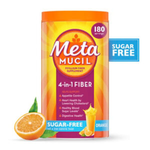 Metamucil Fiber Supplement 4 In 1 MultiHealth Powder Orange Sugar Free - 36.8 Oz
