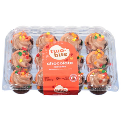 Two-Bite Fall Chocolate Cupcakes - 10 Oz