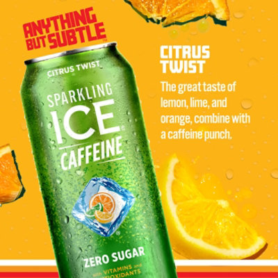 Sparkling ICE Sparkling Water With Caffeine Citrus Twist - 16 Fl. Oz.