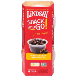 Lindsay Snack And Go Slcd Blk Olives Cup - 5.2 Oz