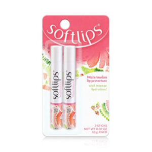 Softlips Lip Balm Watermelon Flavored - 2 - 0.07 Oz