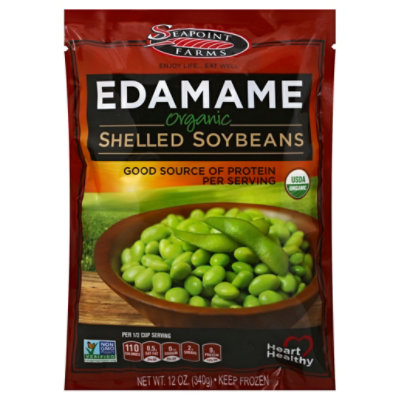 Seapoint Farms Edamame Organic Shelled Soybeans - 12 Oz