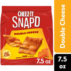 Cheez-It Snapd Cheese Cracker Chips Double Cheese Thin Crisps - 7.5 Oz