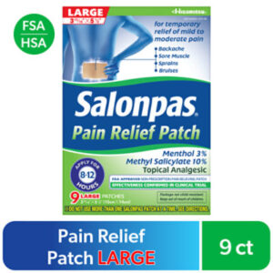 Salonpas Pain Relief Patch Large - 9 Count