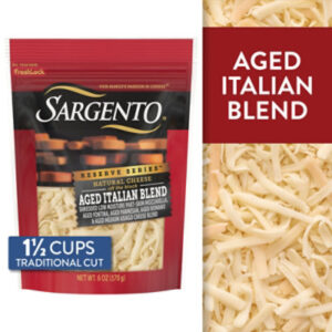 Sargento Reserve Series?Shredded Aged Italian Blend Natural Cheese - 6 Oz
