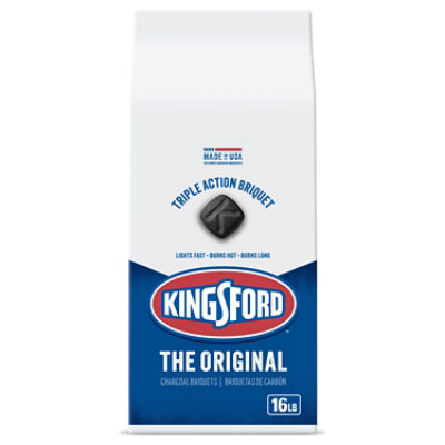 Kingsford Original BBQ Charcoal Briquettes for Grilling - 16 Lbs