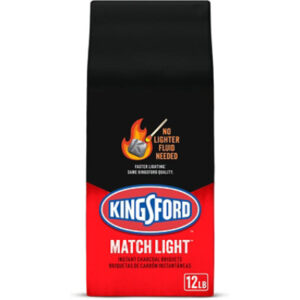 Kingsford Match Light Instant Charcoal Briquettes for Grilling - 12 Lbs