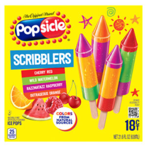 Popsicle Ice Pops Scribblers 18 Count - 21.6 Fl. Oz.