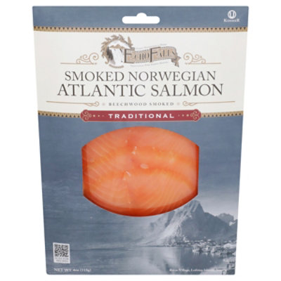 Echo Falls Salmon Atlantic Smoked Norwegian - 4 Oz