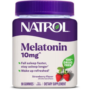 Natrol Sleep Support Take Two Non-GMO Strawberry Melatonin Gummies 10mg - 90 Count