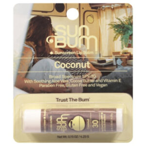 Sun Bum Sunscreen Lip Balm Broad Spectrum SPF 30 Coconut - 0.15 Oz