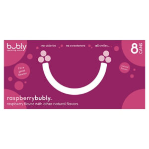 bubly Sparkling Water Raspberry Cans - 8-12 Fl. Oz.