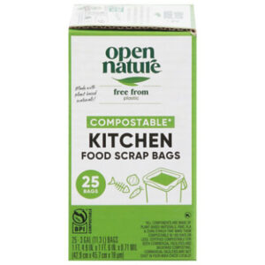 Open Nature Trash Bags Compostable Small - 25 Count