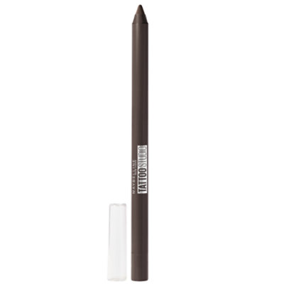 Maybelline Tattoo Studio Sharpenable Gel Pencil Longwear Eyeliner Makeup Bold Brown - 0.04 Oz