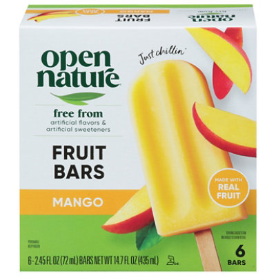 Open Nature Mango Fruit Bar 6 Count - 2.45 Fl. Oz.