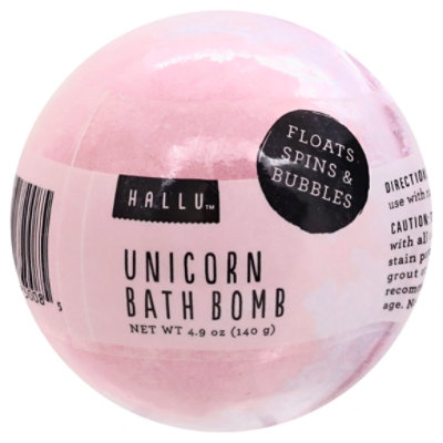 Hallu Large Bath Bomb Unicorn Vi - 4.9 Oz