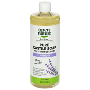 Open Nature Soap Pure Castille Multi Purpose With Lavender Oil - 32 Fl. Oz.
