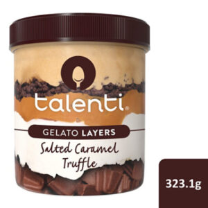 Talenti Salted Caramel Truffle Gelato Layers - 323.1 Gram