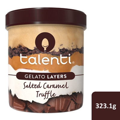 Talenti Salted Caramel Truffle Gelato Layers - 323.1 Gram