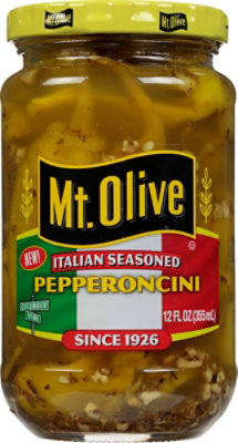 Mt. Olive Italian Seasoned Pepperoncini - 12 Fl. Oz.