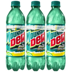 Mtn Dew Soda Baja Blast - 6-16.9 Fl. Oz.