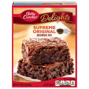 Delights Supreme Brownie Mx Original - 16 Oz