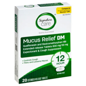 Signature Select/Care Mucus Relief DM 600mg Extended Release Tablet - 20 Count