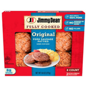 Jimmy Dean  Fully Cooked Pork Sausage Patty- 9.6 Oz