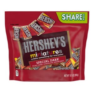 Hersheys Special Dark Miniatures Assorted Dark Chocolate Candy Share Pack - 10.1 Oz