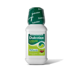 Dulcolax Liquid Laxative for Constipation Relief Cherry - 12 Fl. Oz.