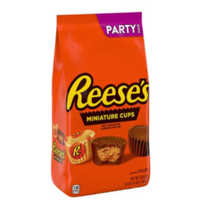 Reese's Miniatures Milk Chocolate Peanut Butter Cups Candy Party Pack - 35.6 Oz.