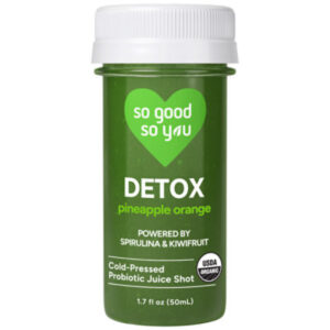 So Good So You Organic Detox Pineapple Orange Probiotic Juice Shot - 1.7 Fl. Oz.