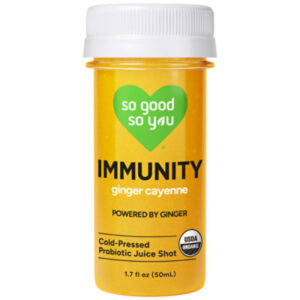 So Good So You Organic Immunity Ginger Cayenne Probiotic Juice Shot - 1.7 Fl. Oz.