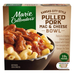 Marie Callender's Kansas City Style Pulled Pork Mac & Cheese Bowl Frozen Meal - 11 Oz