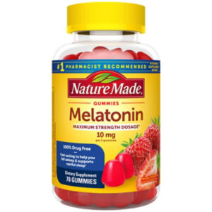 Nature Made Dietary Supplement Gummies Melatonin 10 Mg - 70 Count