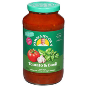 Newmans Own 24 Ounce Tomato & Basil Pasta Sauce - 24 Oz