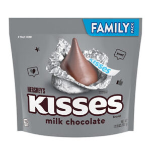 HERSHEY'S Kisses Milk Chocolate Candy Family Pack - 17.9 Oz.