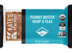 Kate's Real Food Peanut Butter Hemp & Flax Bar - 2.2 Oz