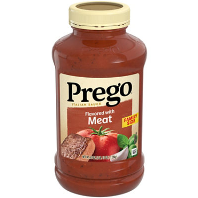 Prego Flavored with Meat Pasta Sauce - 45 Oz