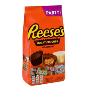 Reese's Miniatures Assorted Flavored Peanut Butter Cups Candy Party Pack - 32.1 Oz