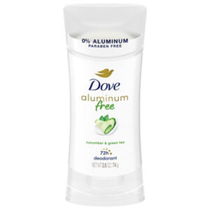 Dove 0% Aluminum Cucumber And Green Tea Deodorant Stick - 2.6 Oz