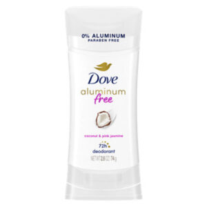 Dove 0% Aluminum Coconut And Pink Jasmine Deodorant Stick - 2.6 Oz